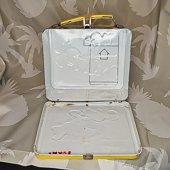 Vintage Aladdin 1980 PAC-MAN Video Game Metal Lunchbox - Picture 7 of 11